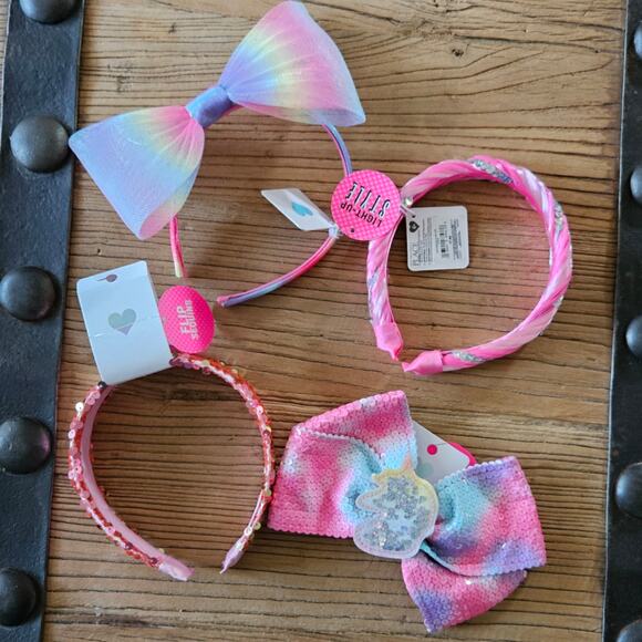 Children's Place Girls Headband Set of 4 New - Picture 1 of 6